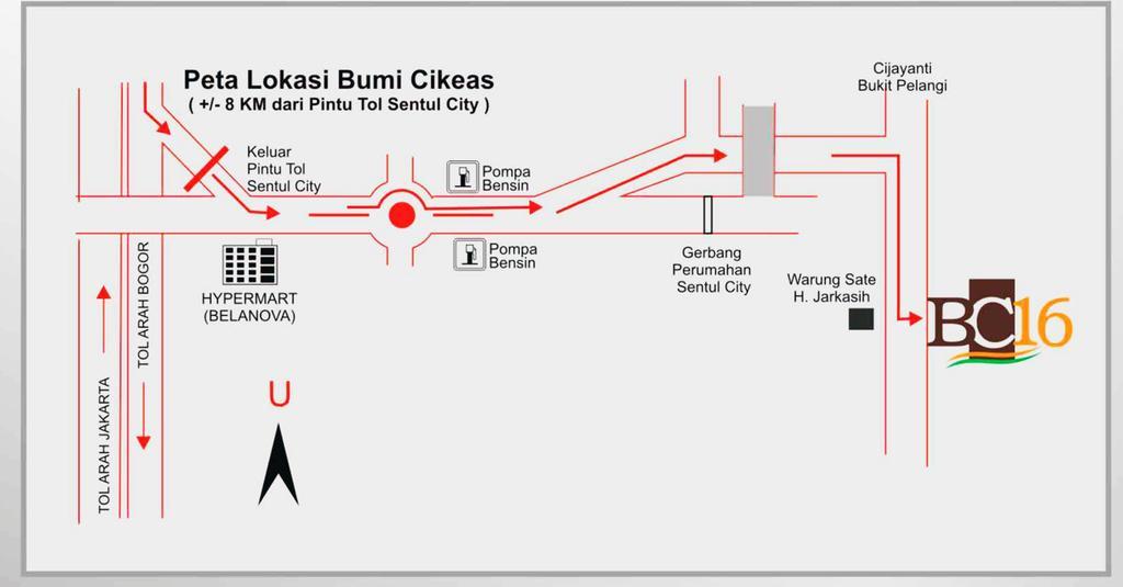 Bumi Cikeas Sentul Bogor Hotel Ngoại thất bức ảnh